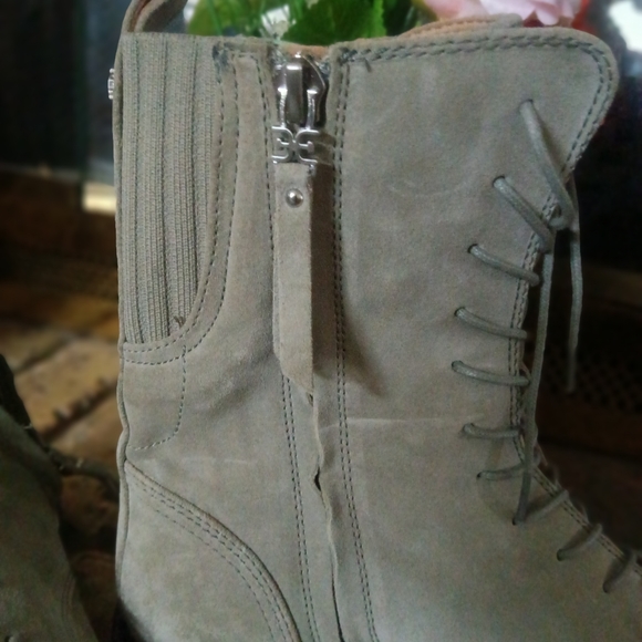 Sam Edelman Lex Boots Mineral Green Size 7.5 Boots - Picture 6 of 7